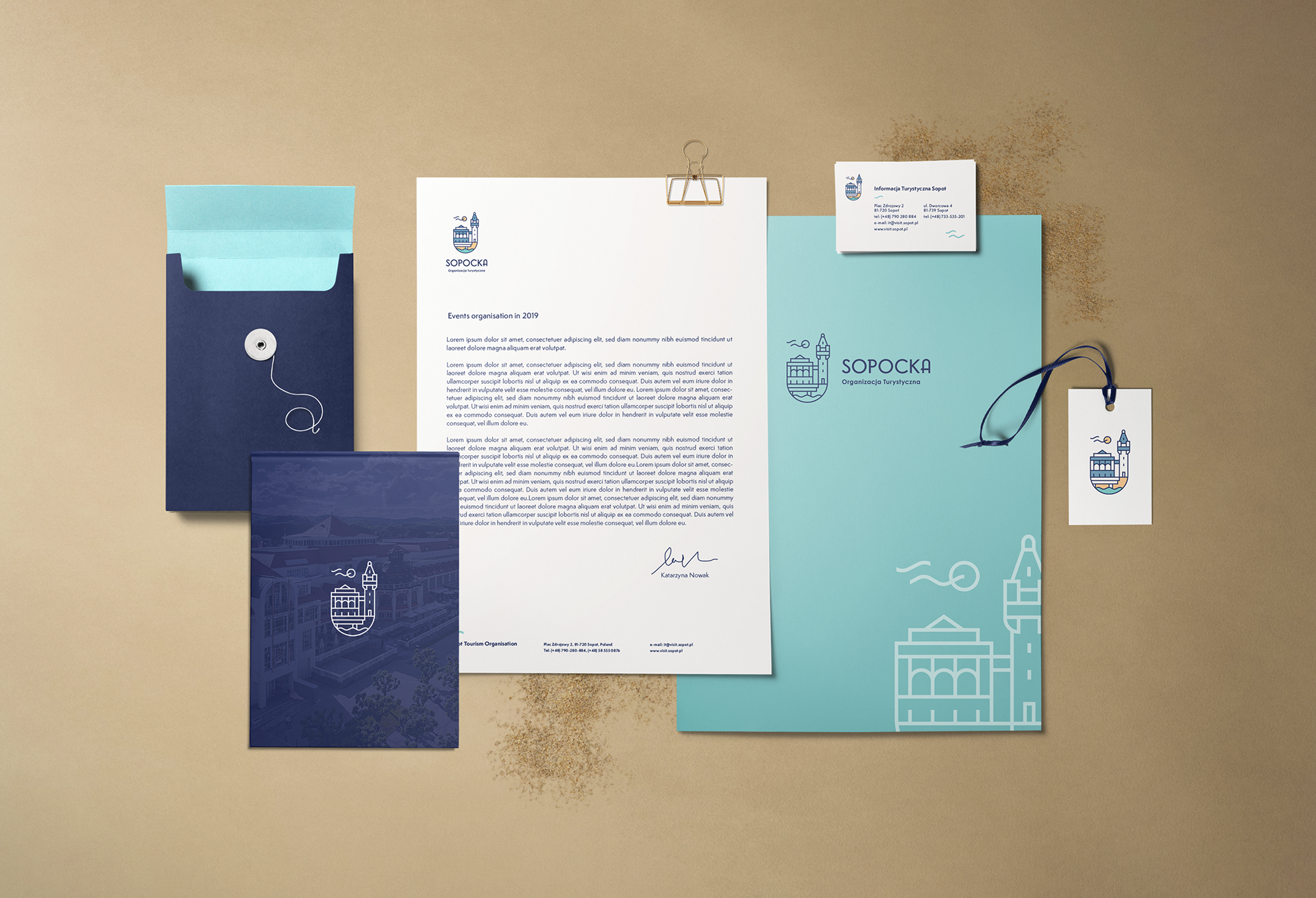 Logo applications across media