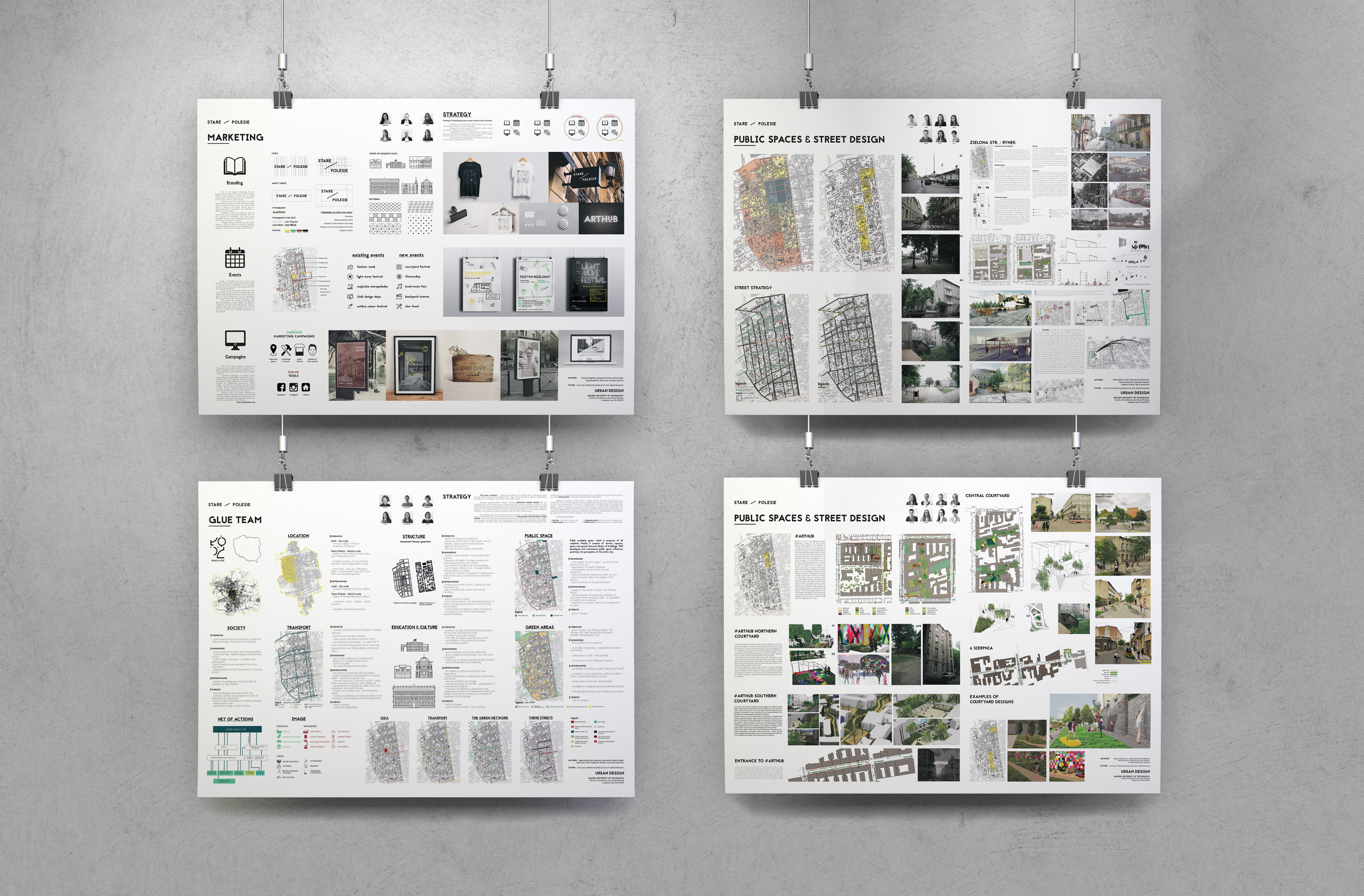 Application mockups